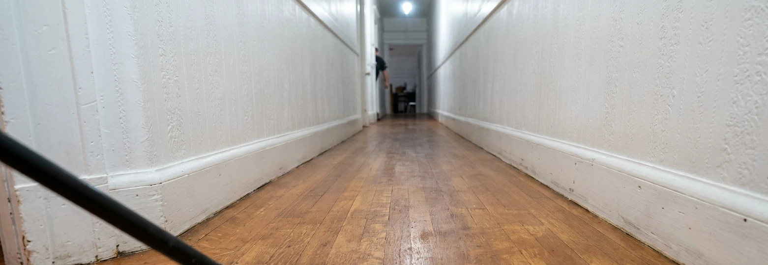 Kitchen before cleaning